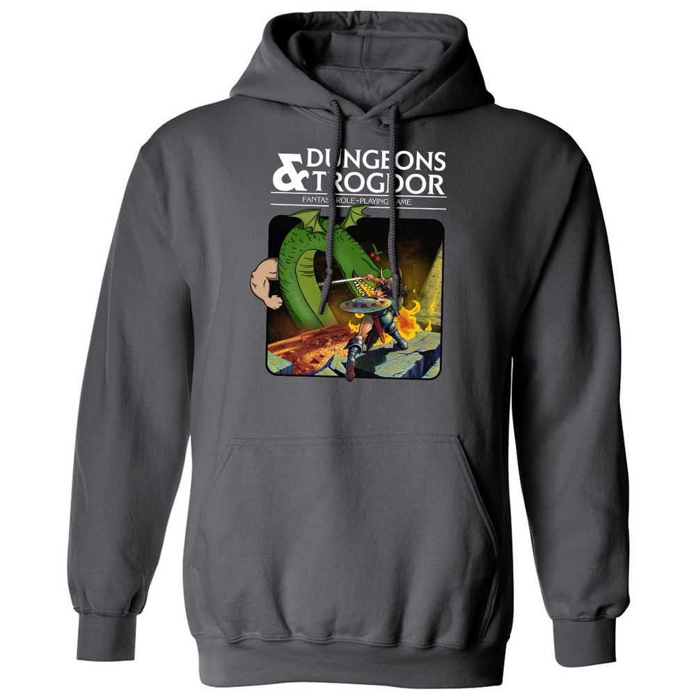 Trogdor Classic Unisex Hoodie - Charcoal - 7