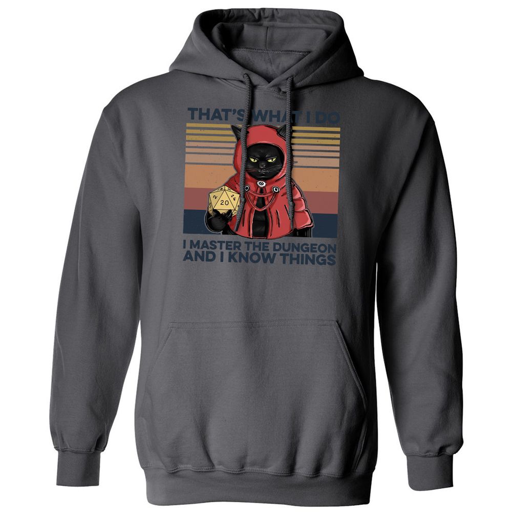 I Master The Dungeons Classic Unisex Hoodie - Charcoal - 7