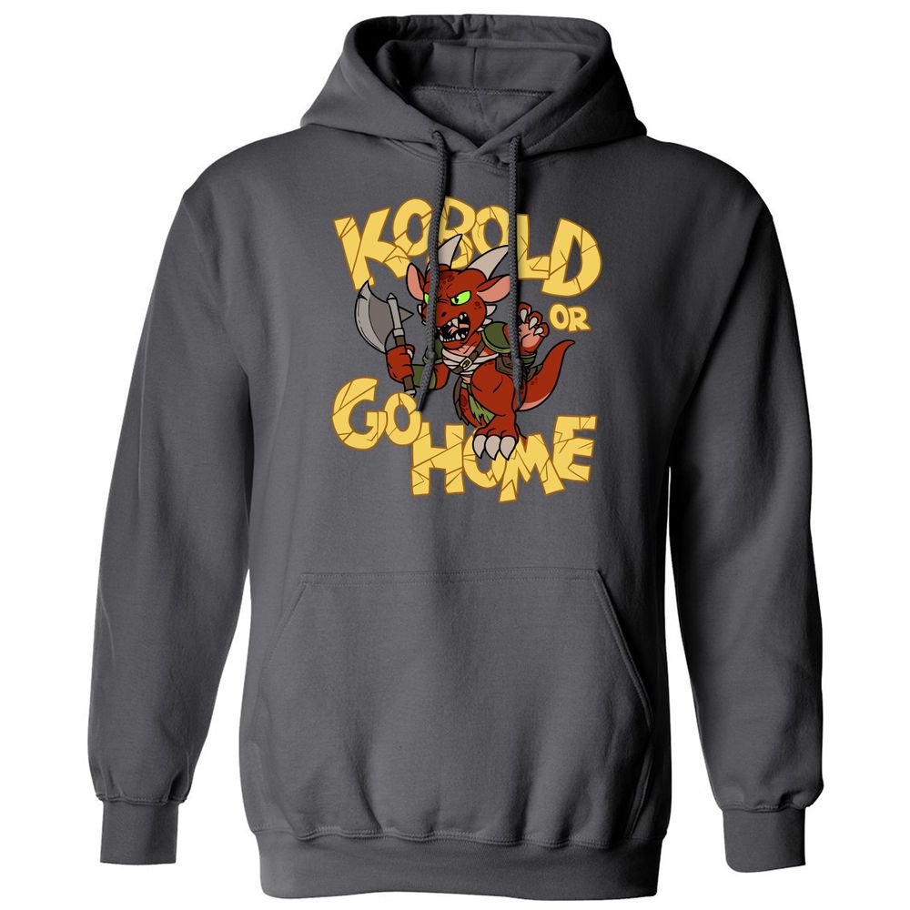 Kobold Or Go Home Classic Unisex Hoodie - Charcoal - 7