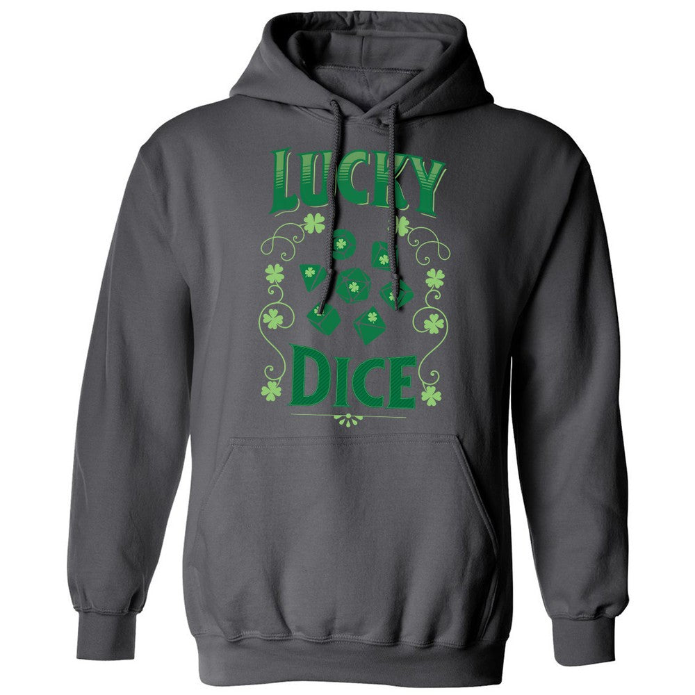 Lucky Dice Classic Unisex Hoodie - Charcoal - 7