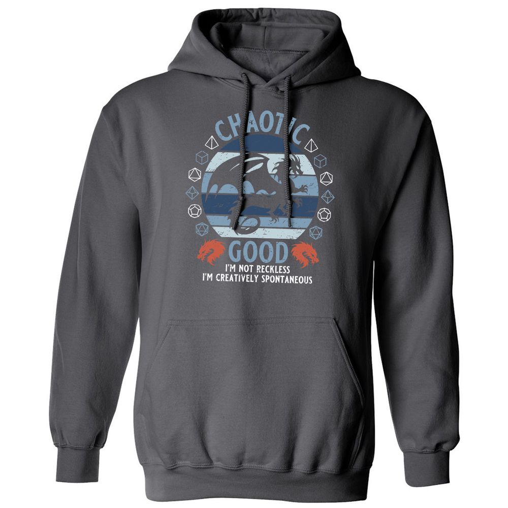 Chaotic Good 2 Classic Unisex Hoodie - Charcoal - 7