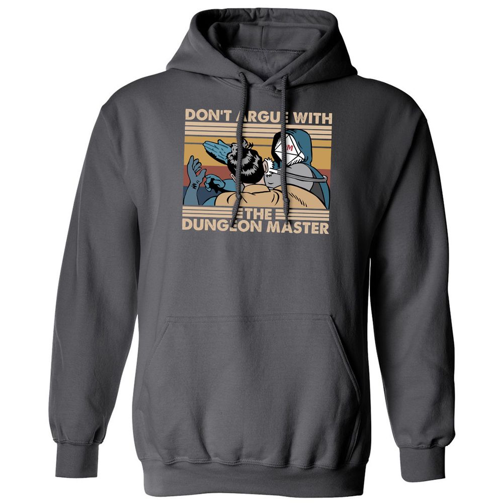 Don't Argue With The DM Classic Unisex Hoodie - Charcoal - 7