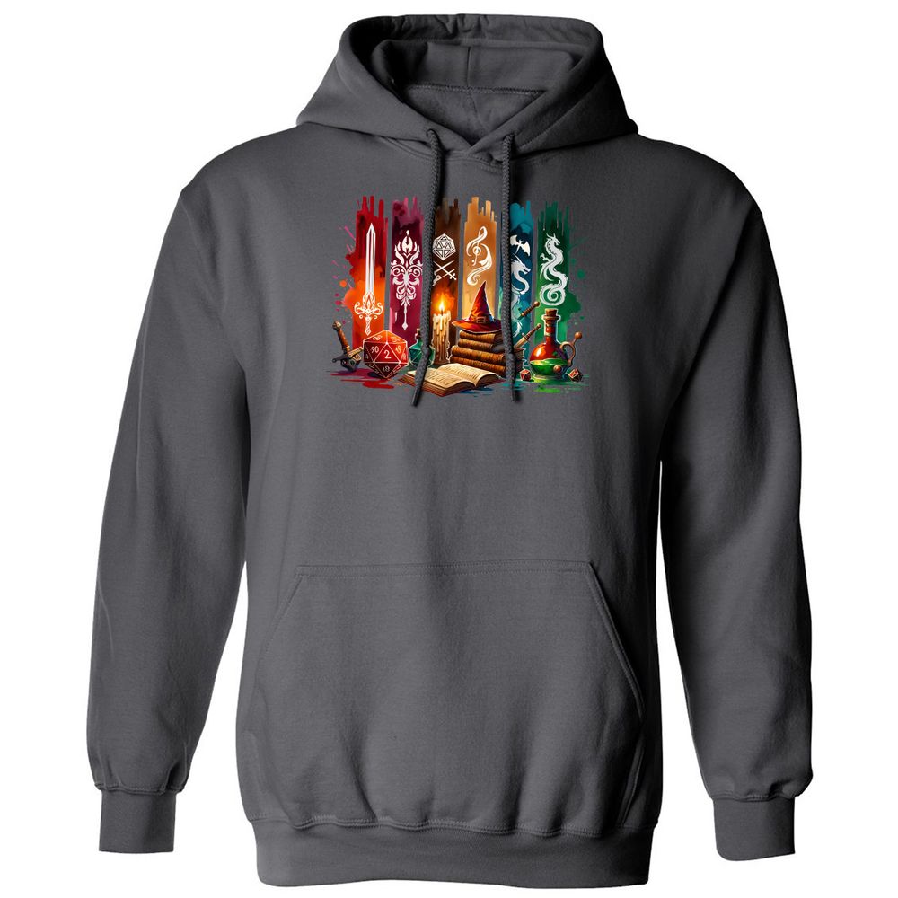 DnD Classes Classic Unisex Hoodie - Charcoal - 7