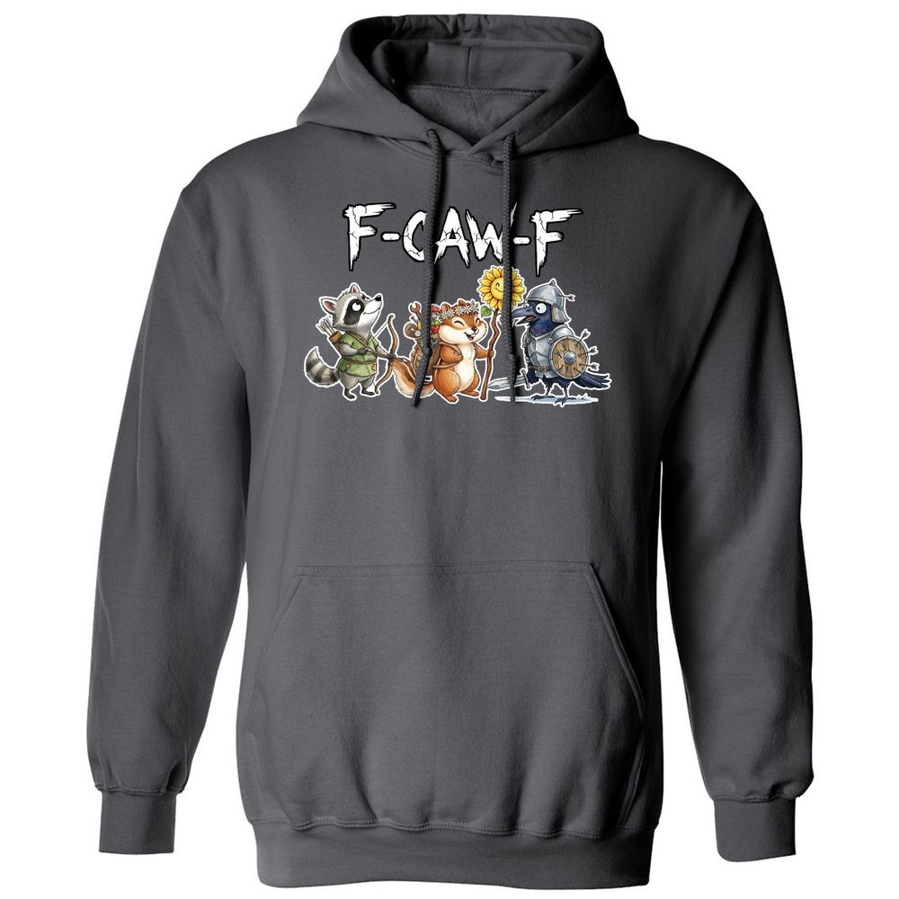 F-CAW-F Adventuring party Classic Unisex Hoodie - Charcoal - 7