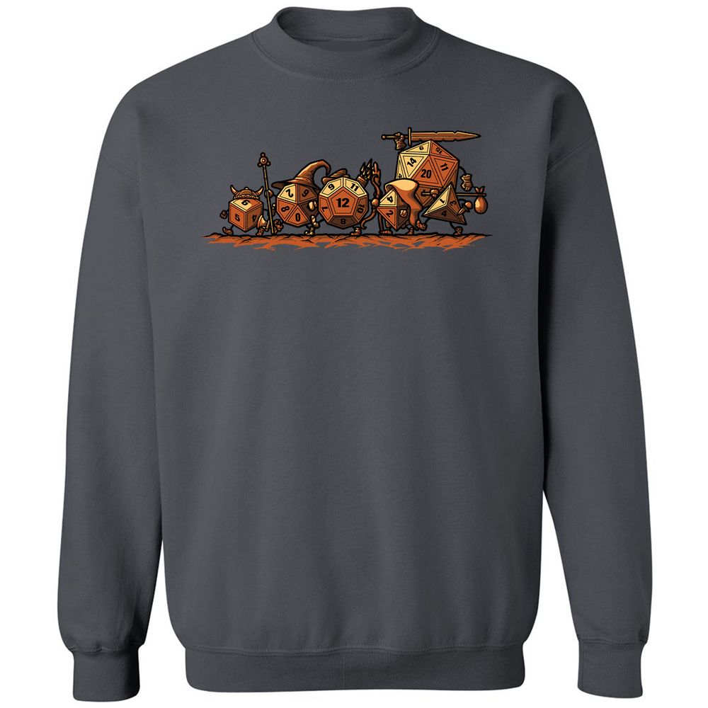 Fellowship Of The Dices Classic Unisex Sweatshirt - Charcoal - 7
