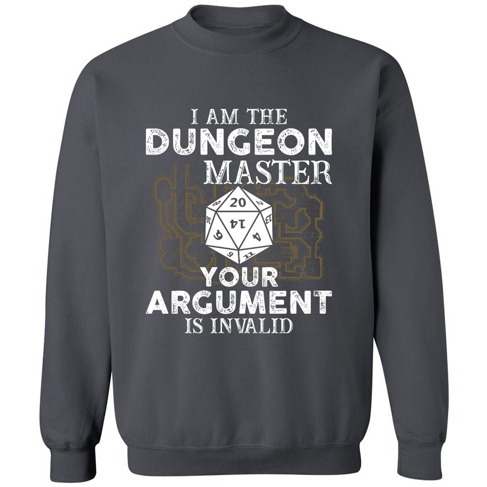 I Am the Dungeon Master – Your Argument Is Invalid - Charcoal - 7