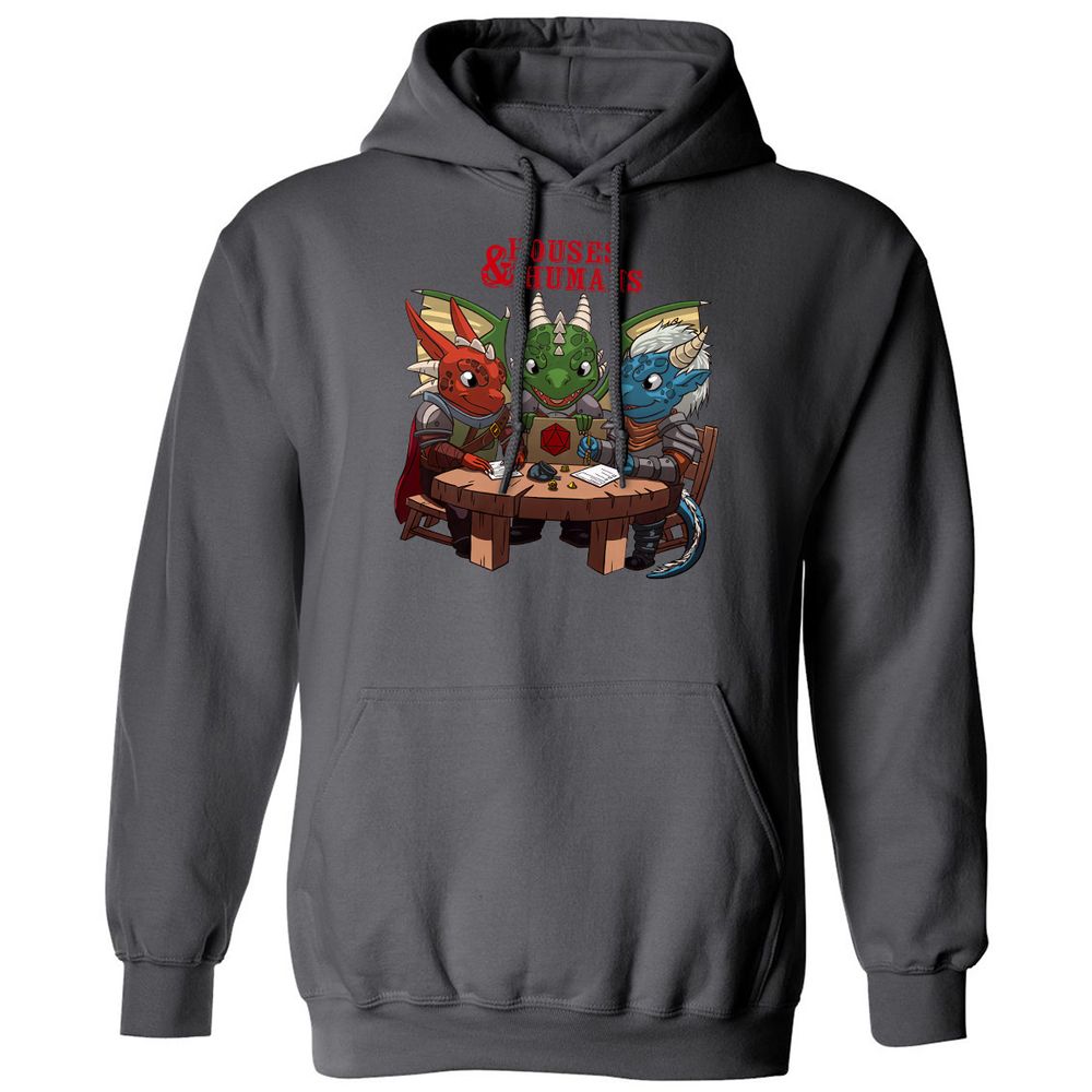 Houses & Humans Classic Unisex Hoodie - Charcoal - 7