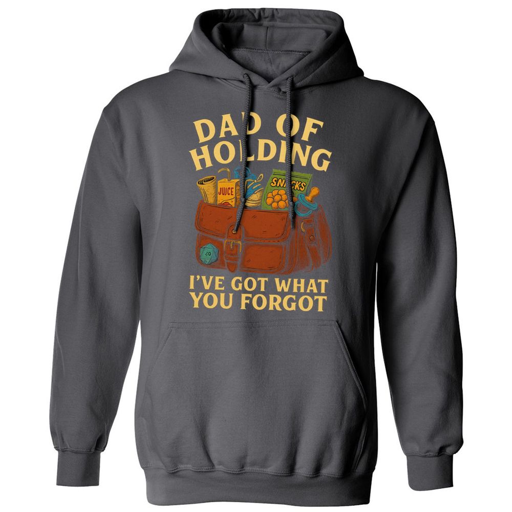 Dad Of Holding Classic Unisex Hoodie - Charcoal - 7