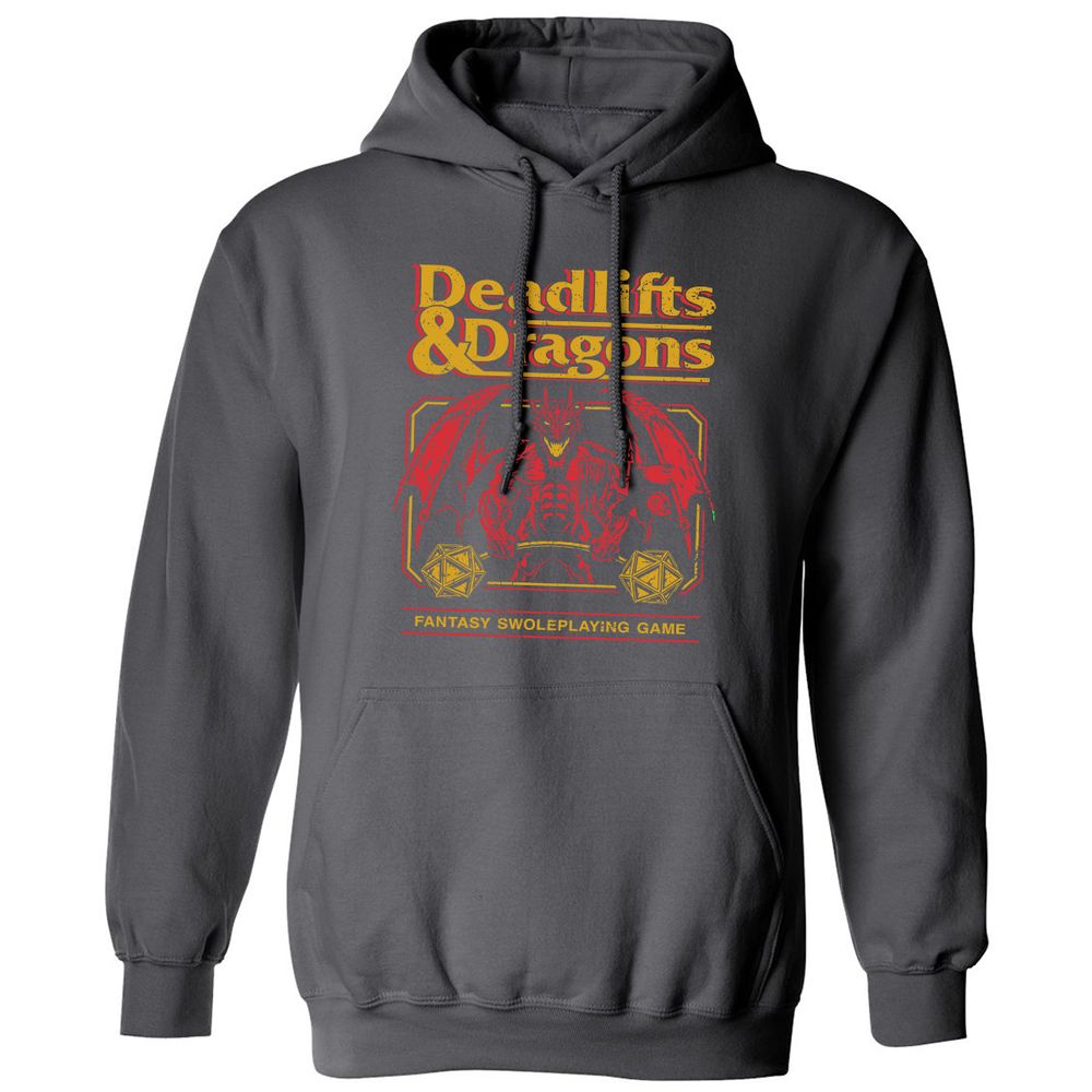 Deadlifts & Dragons - Charcoal - 7