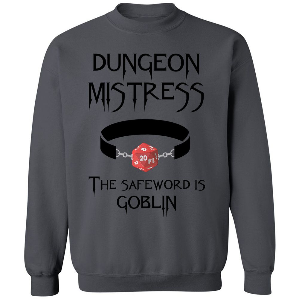Dungeon Mistress Classic Unisex Sweatshirt - Charcoal - 7