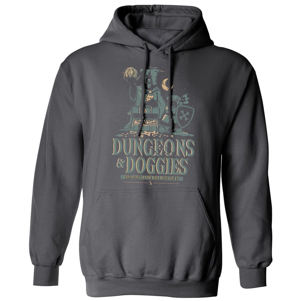 Dungeons & Doggies Classic Unisex Hoodie - Charcoal - 7