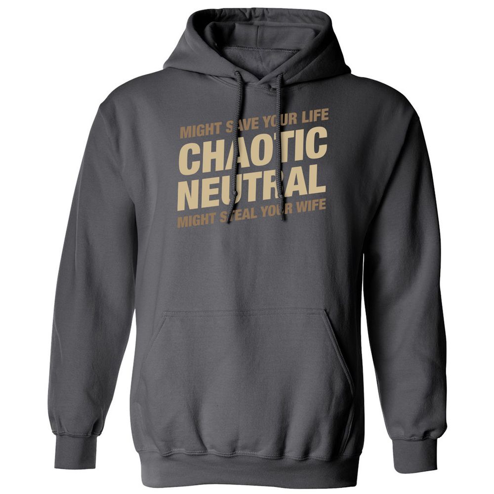 Might Save Your Life Might Steal Your Wife Classic Unisex Hoodie - Charcoal - 7