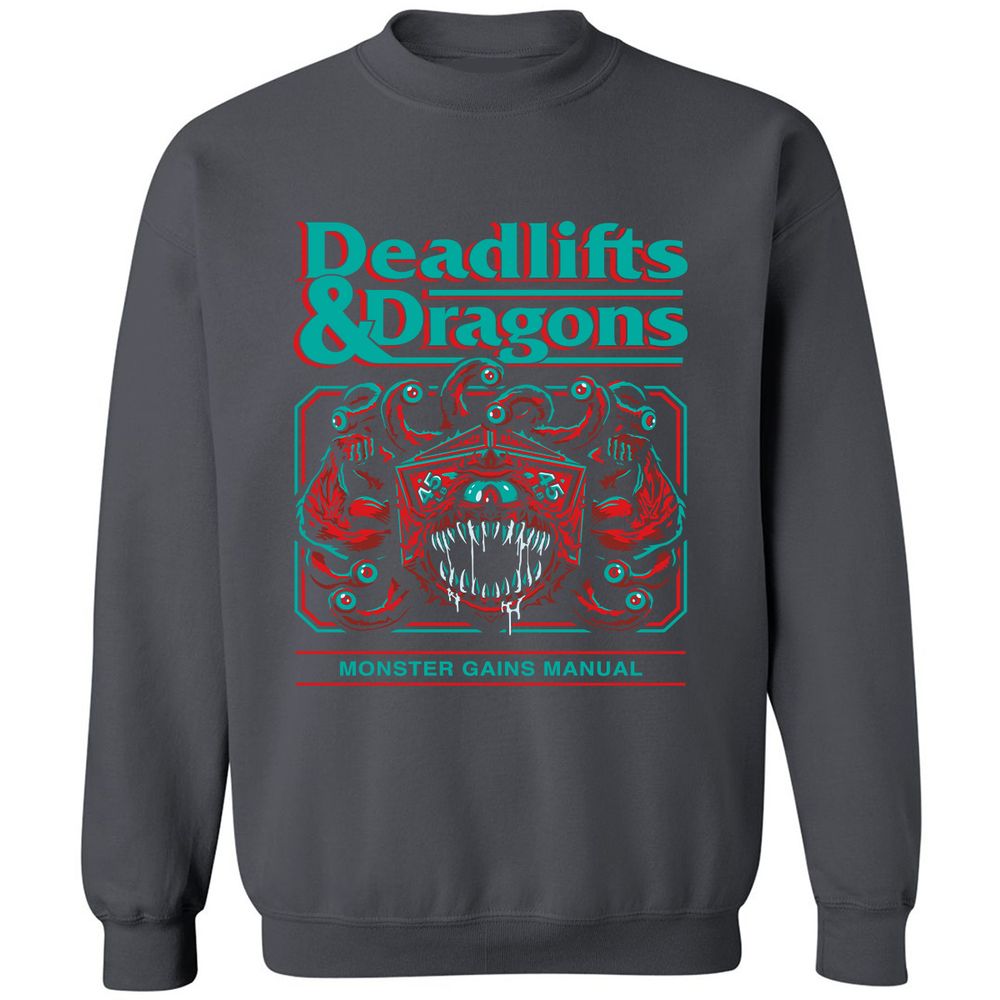 Deadlifts & Dragons Beholder - Charcoal - 7