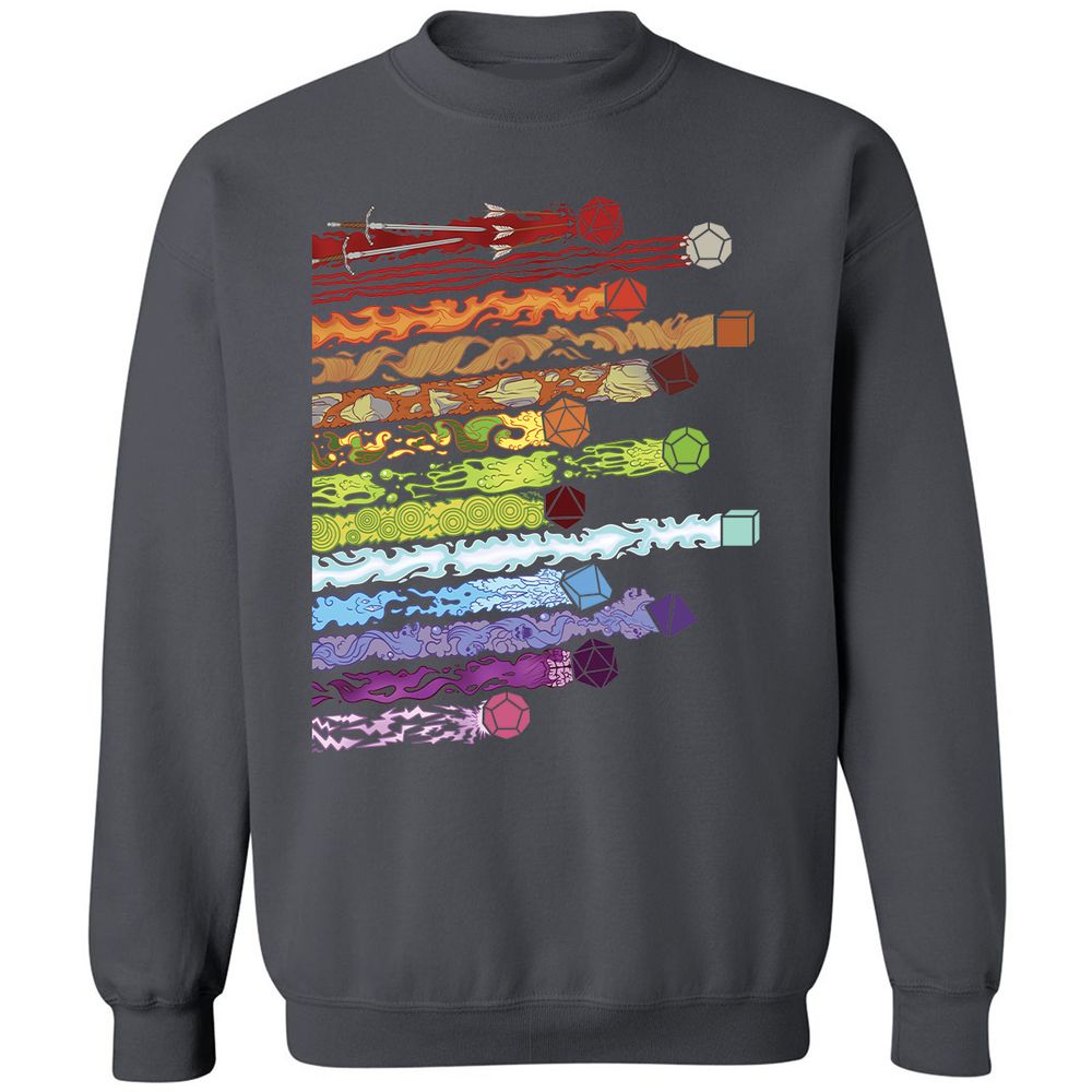 Damage Dices Classic Unisex Sweatshirt - Charcoal - 7