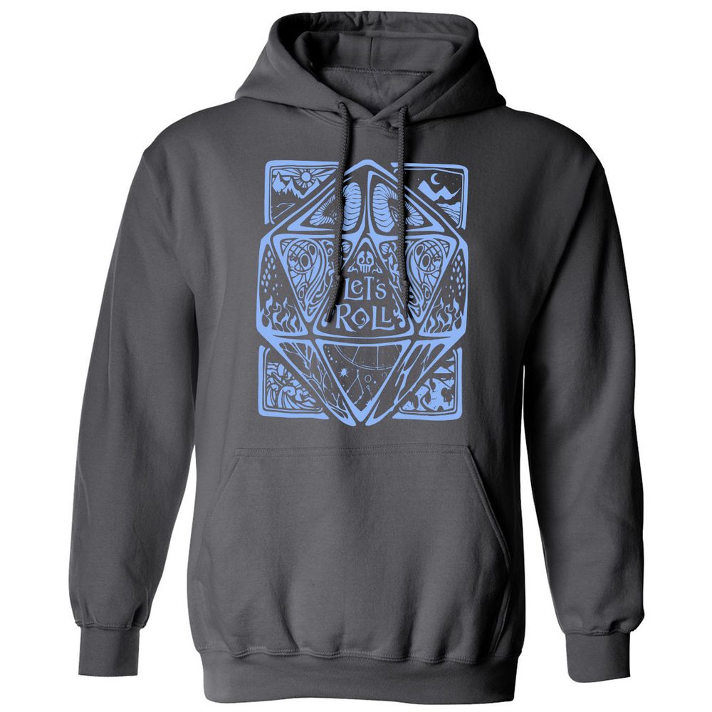 Let's Roll Classic Unisex Hoodie - Charcoal - 7