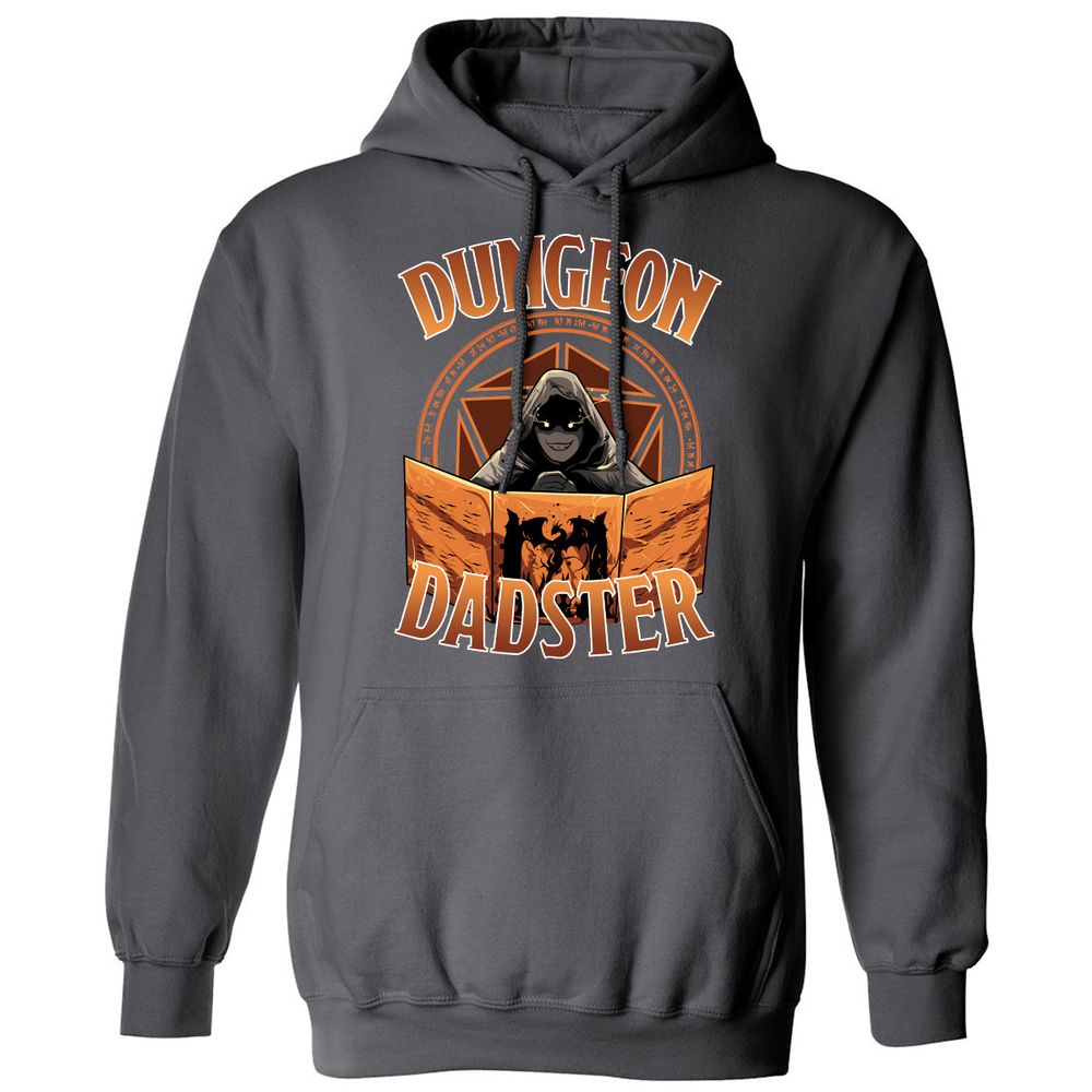 Dungeon Dadster Classic Unisex Hoodie - Charcoal - 7