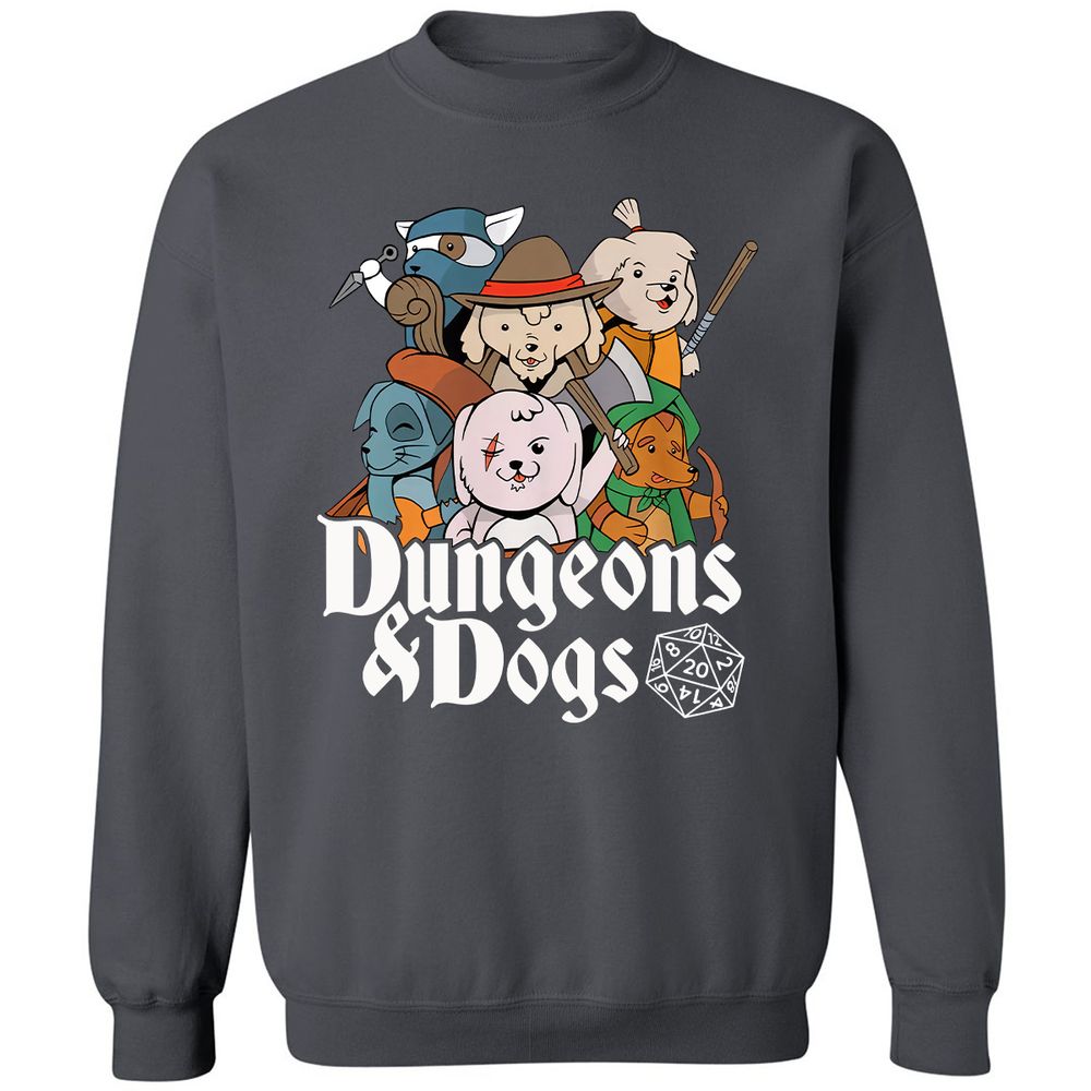 Dungeons & Dogs Classic Unisex Sweatshirt - Charcoal - 7