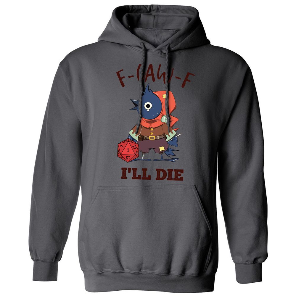 Classic Unisex Hoodie - White - Charcoal - 7