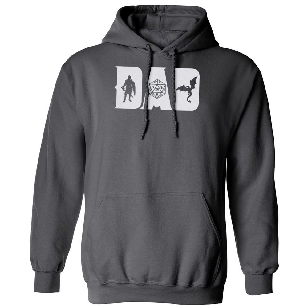 Dad Fathers Day Classic Unisex Hoodie - Charcoal - 7