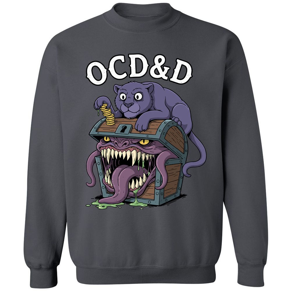 OCD&D Classic Unisex Sweatshirt - Charcoal - 7