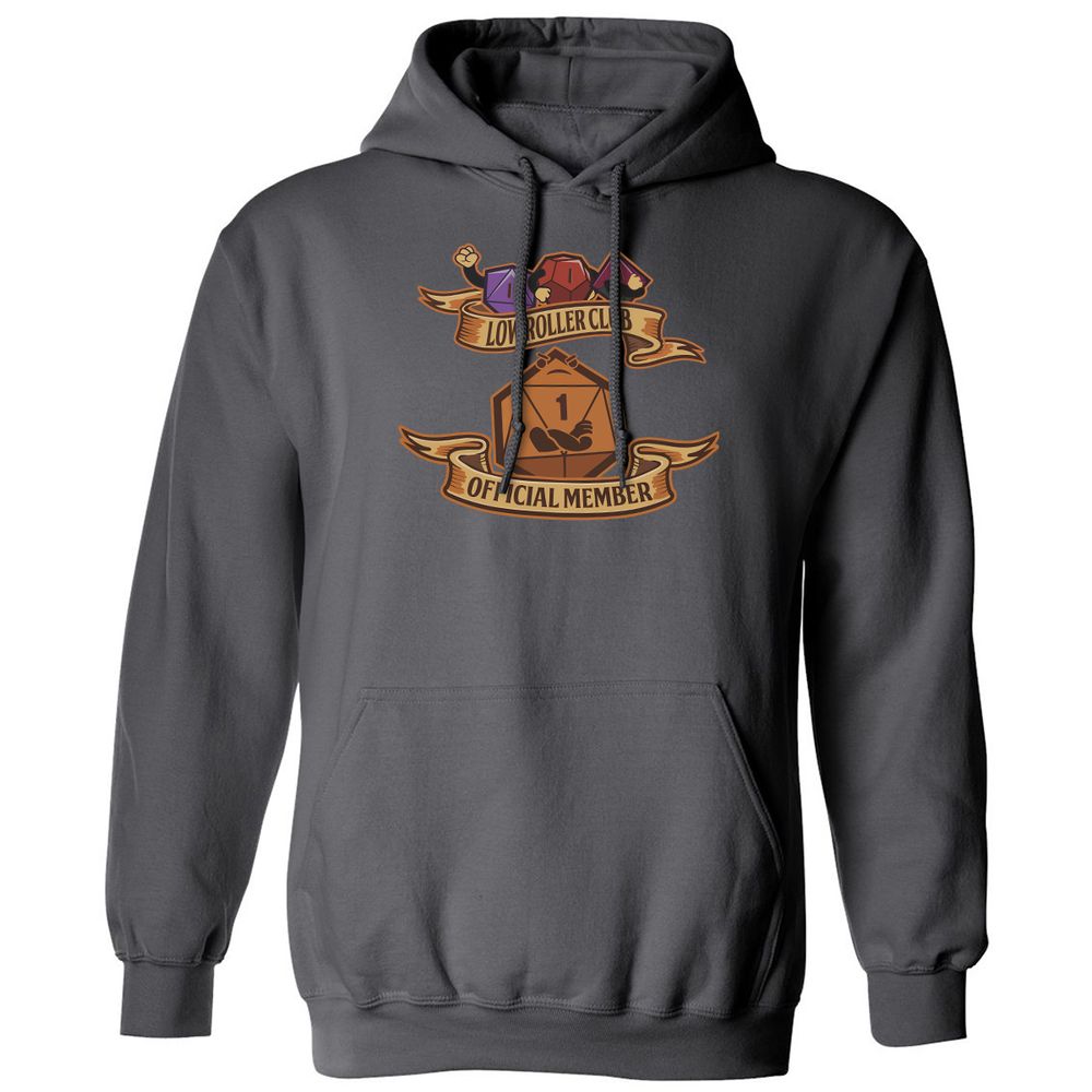 Low Roller Club Classic Unisex Hoodie - Charcoal - 7