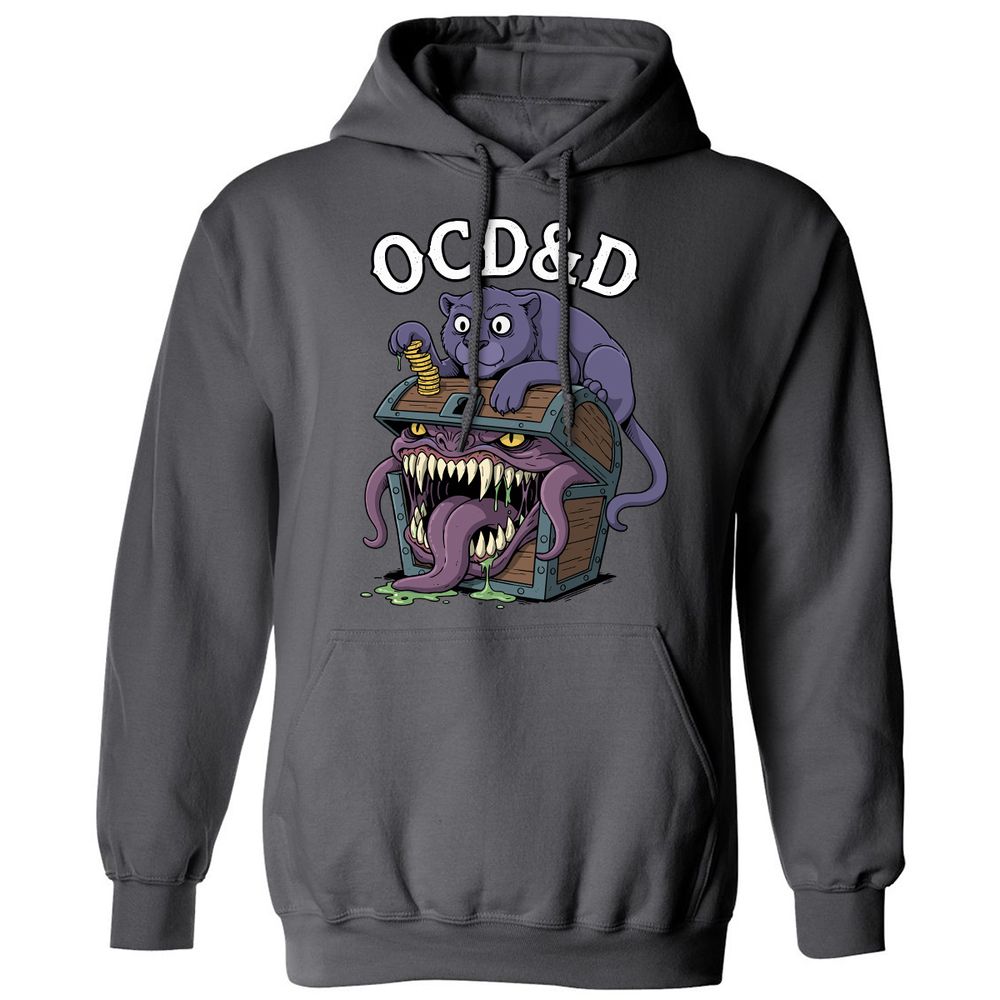 OCD&D Classic Unisex Hoodie - Charcoal - 7