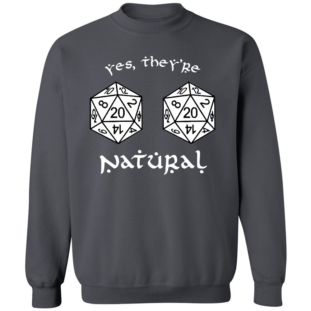 They Are Natural Classic Unisex Sweatshirt - Charcoal - 7