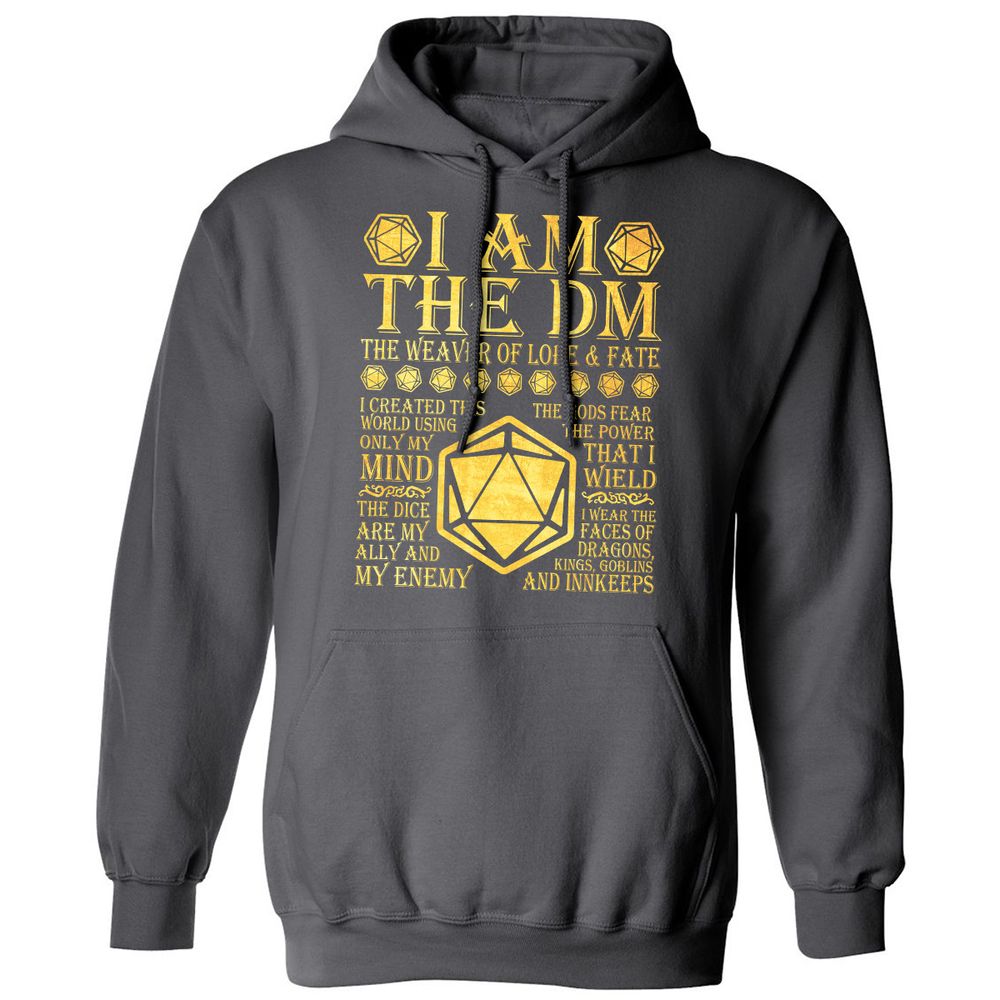 I Am The DM Classic Unisex Hoodie - Charcoal - 7