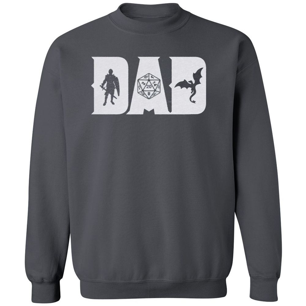 Dad Fathers Day Classic Unisex Sweatshirt - Charcoal - 7