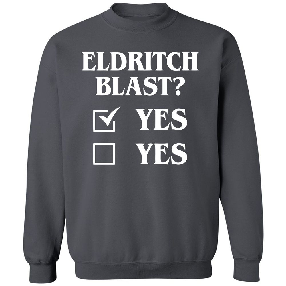 Eldritch Blast Yes Classic Unisex Sweatshirt - Charcoal - 7