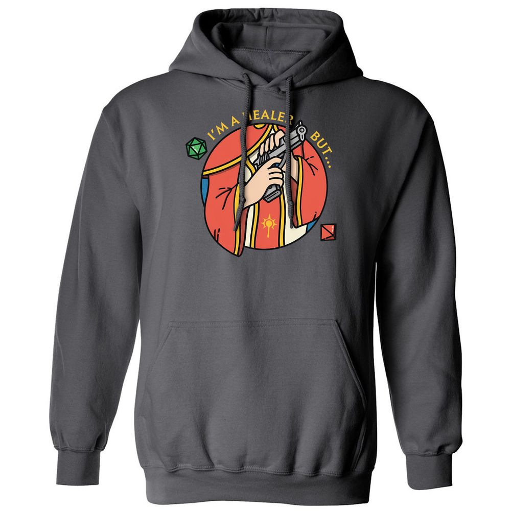 I'm A Healer But Classic Unisex Hoodie - Charcoal - 7