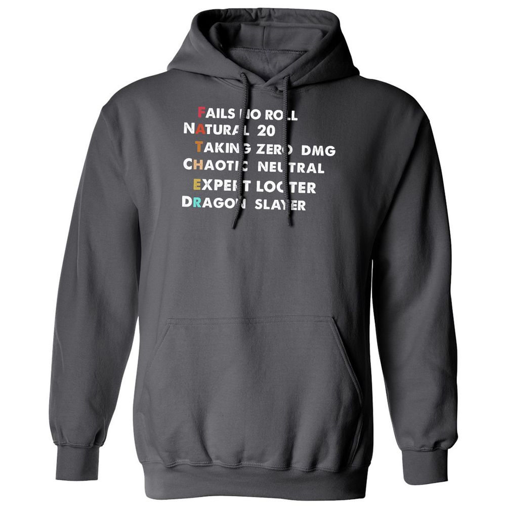 Father D&D Classic Unisex Hoodie - Charcoal - 7