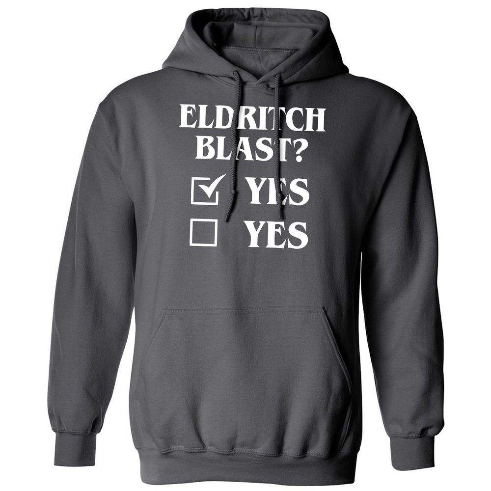 Eldritch Blast Yes Classic Unisex Hoodie - Charcoal - 7