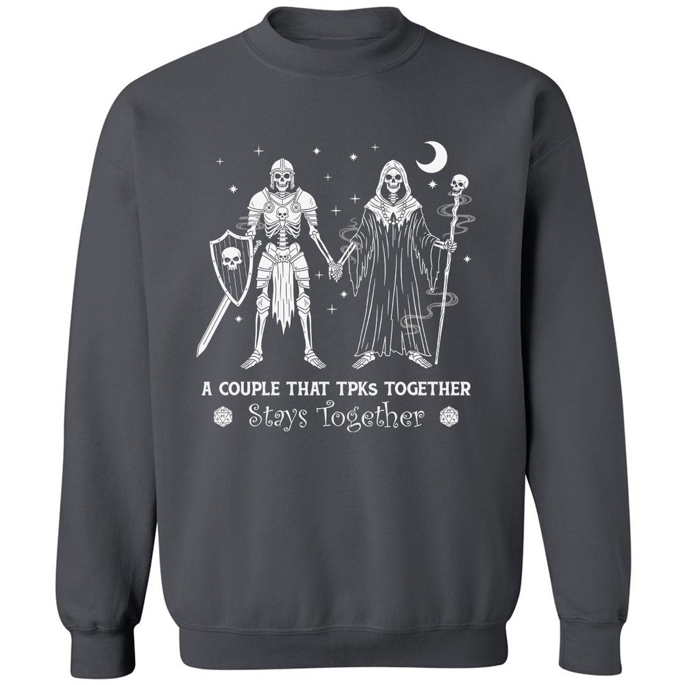 TPK Love – Skeleton Couple - Charcoal - 7