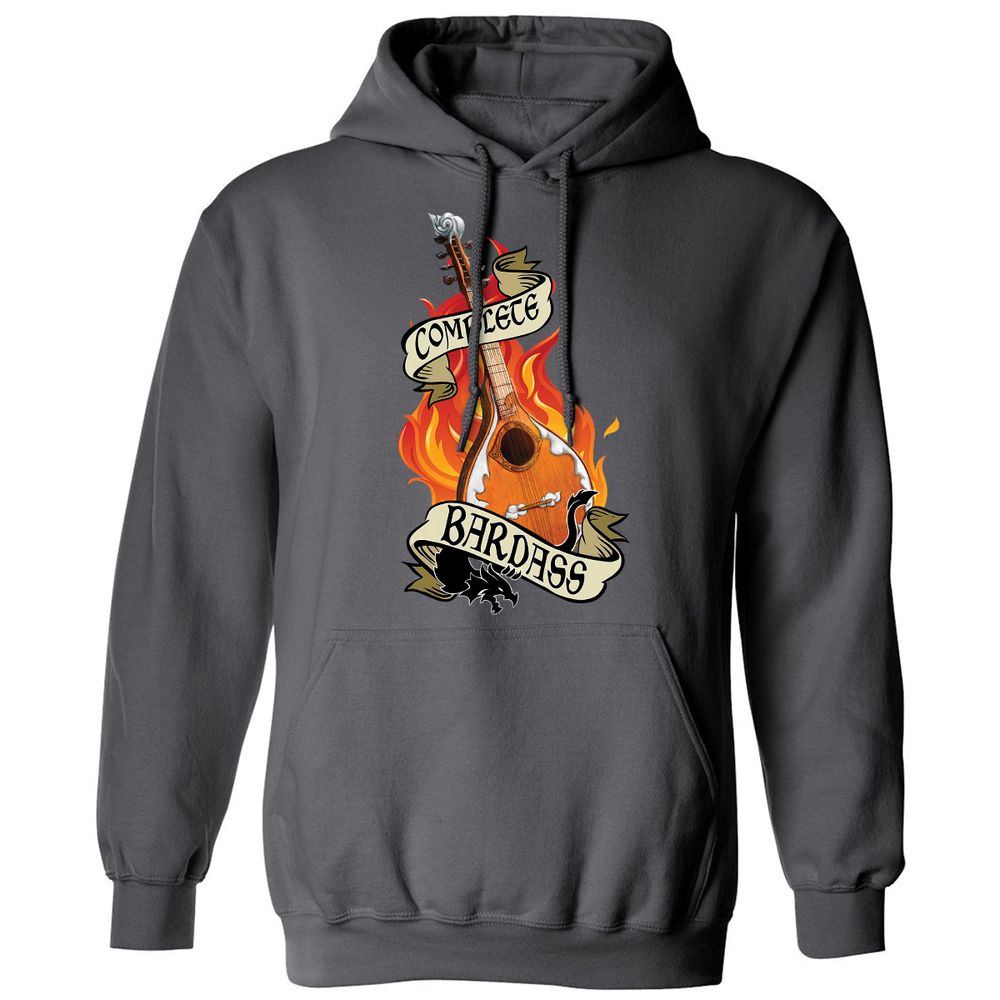 Complete Bardass Classic Unisex Hoodie - Charcoal - 7