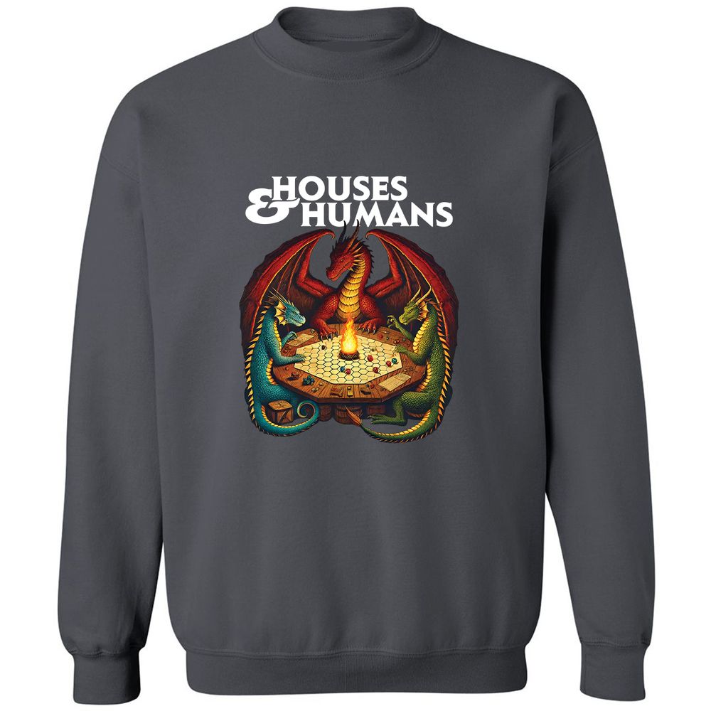 Houses & Humans Classic Unisex Sweatshirt - Charcoal - 7