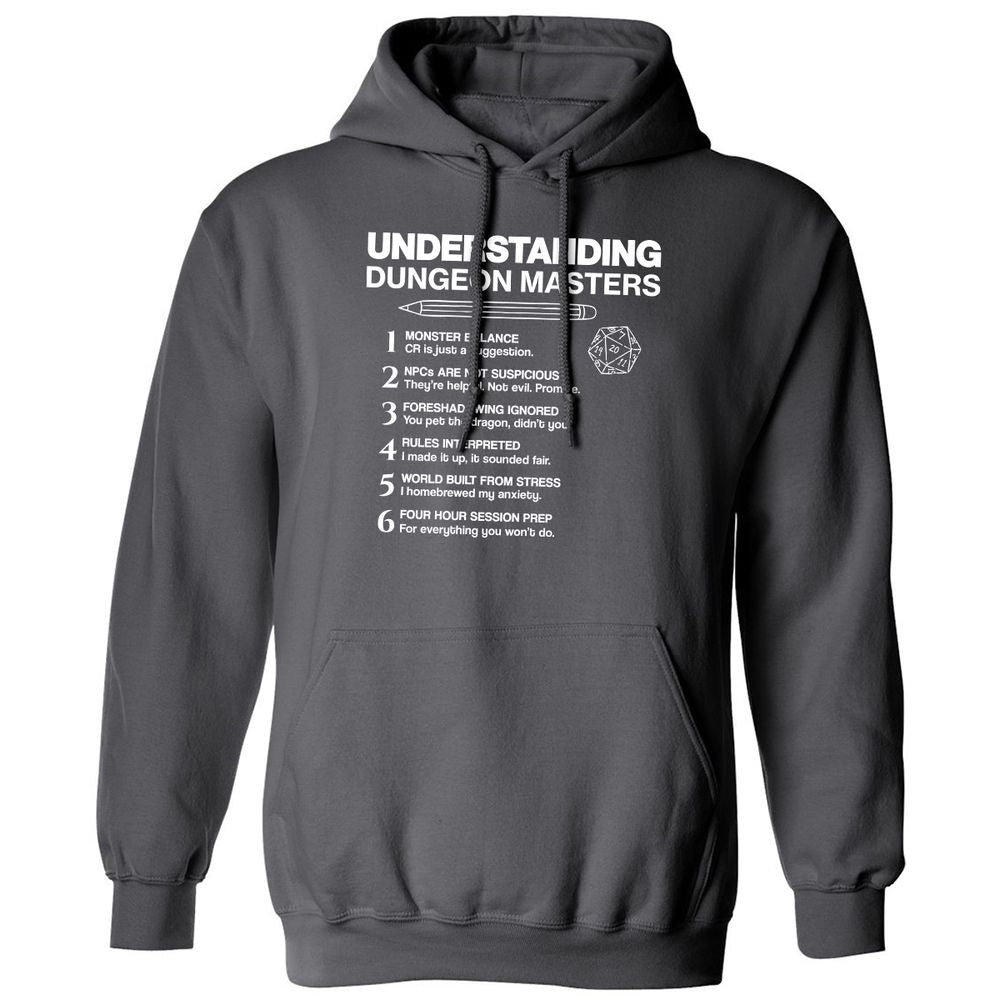 Understanding Dungeon Masters Classic Unisex Hoodie - Charcoal - 7