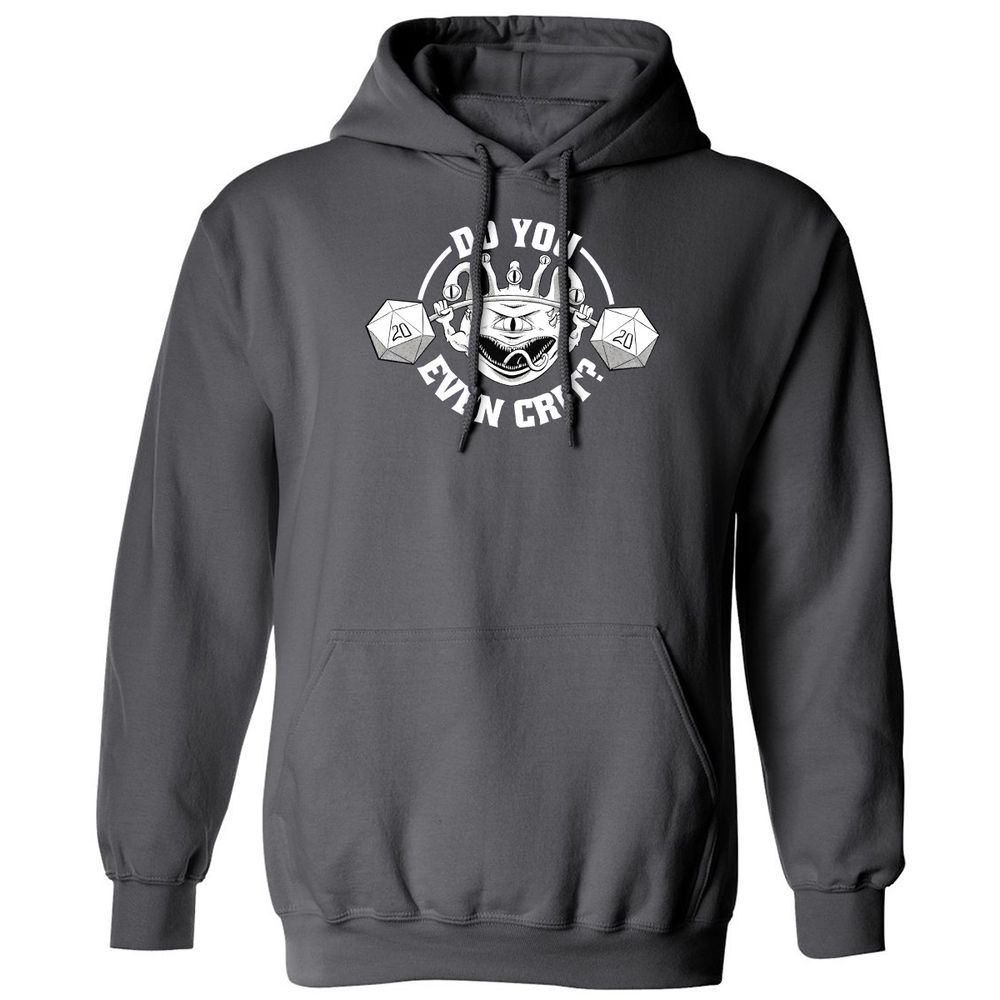 Do You Even Crit Classic Unisex Hoodie - Charcoal - 7