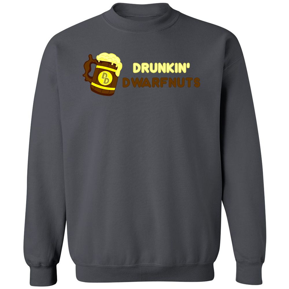Drunkin' Dwartnuts Classic Unisex Sweatshirt - Charcoal - 7