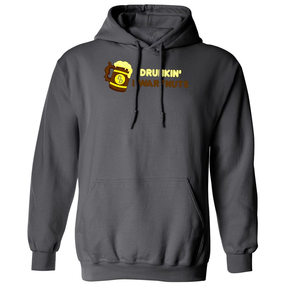 Drunkin' Dwartnuts Classic Unisex Hoodie - Charcoal - 7