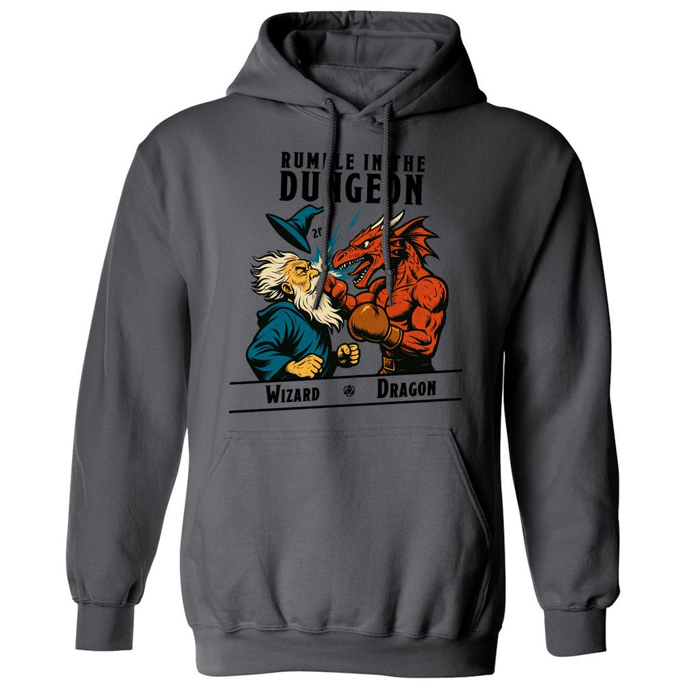 Rumble in the Dungeon Classic Unisex Hoodie - Charcoal - 7