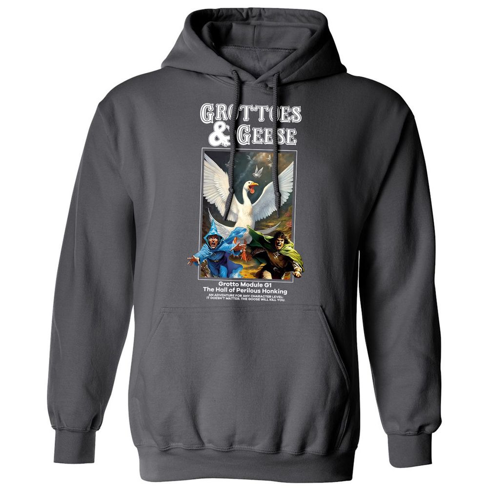 Grottoes & Geese Classic Unisex Hoodie - Charcoal - 7