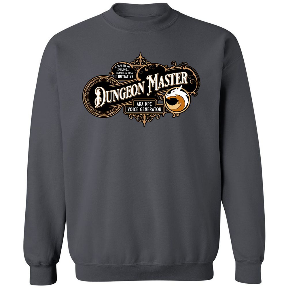 Dungeon Master Classic Unisex Sweatshirt - Charcoal - 7