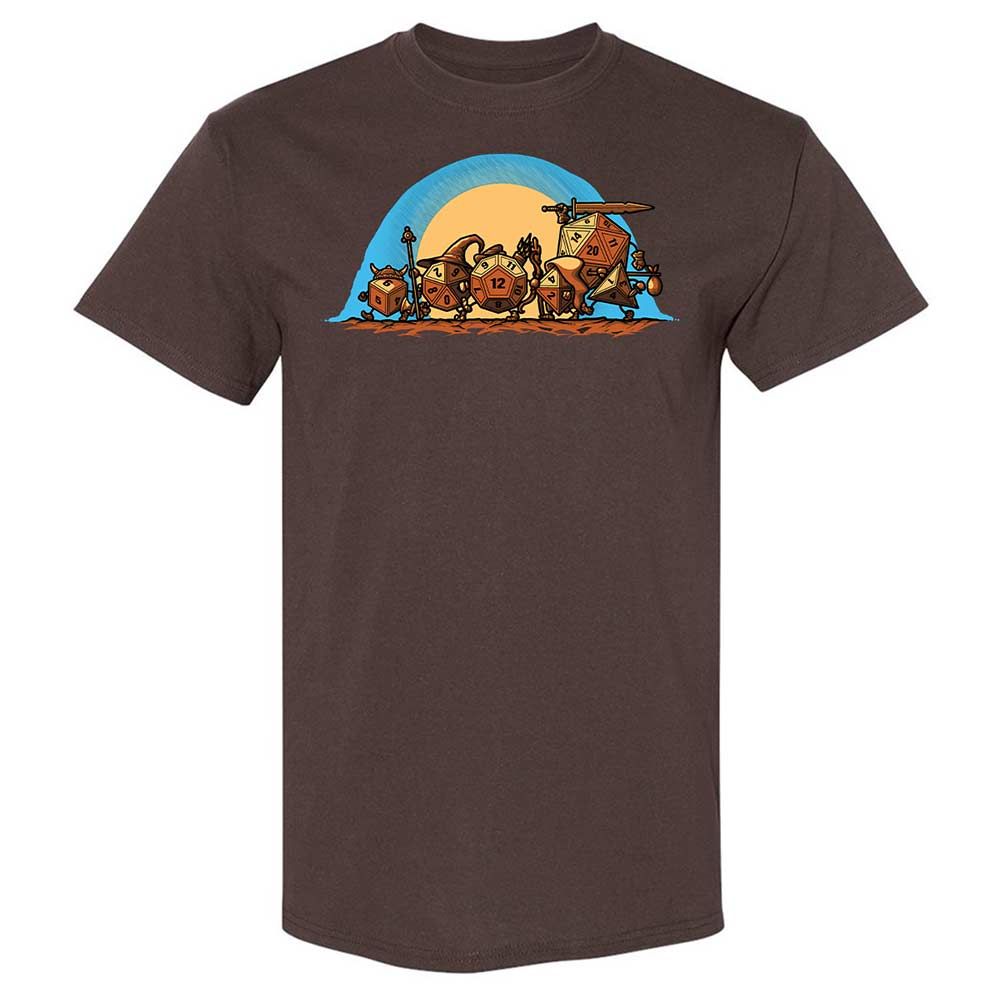 The Fellowship Of The Dice Classic Unisex T-Shirt - Dark Chocolate - 7