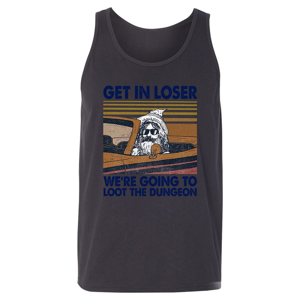 We're Going To Loot The Dragon Unisex Jersey Tank - Dark Grey - 7