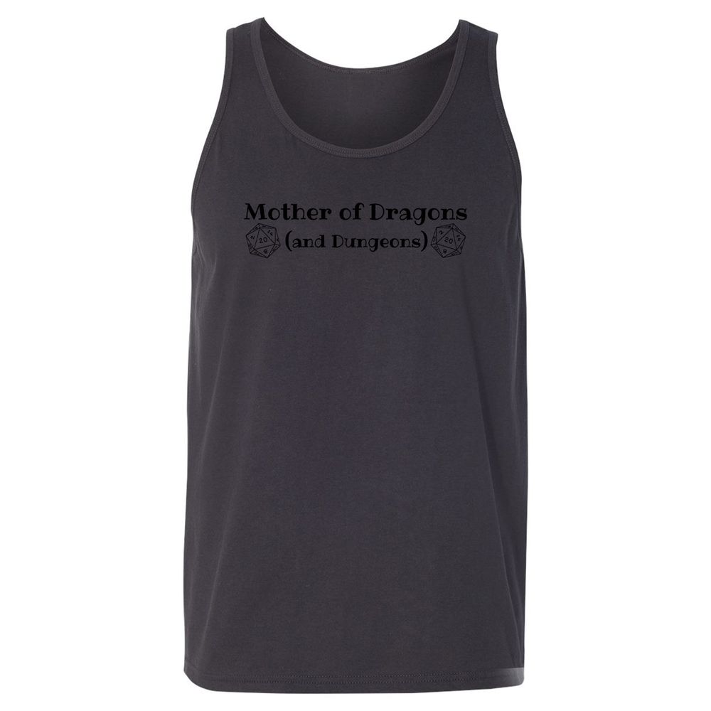 Mother Of Dragons Unisex Jersey Tank - Dark Grey - 7