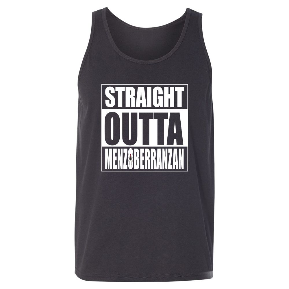 Straight Outta Menzoberranzan Unisex Jersey Tank - Dark Grey - 7