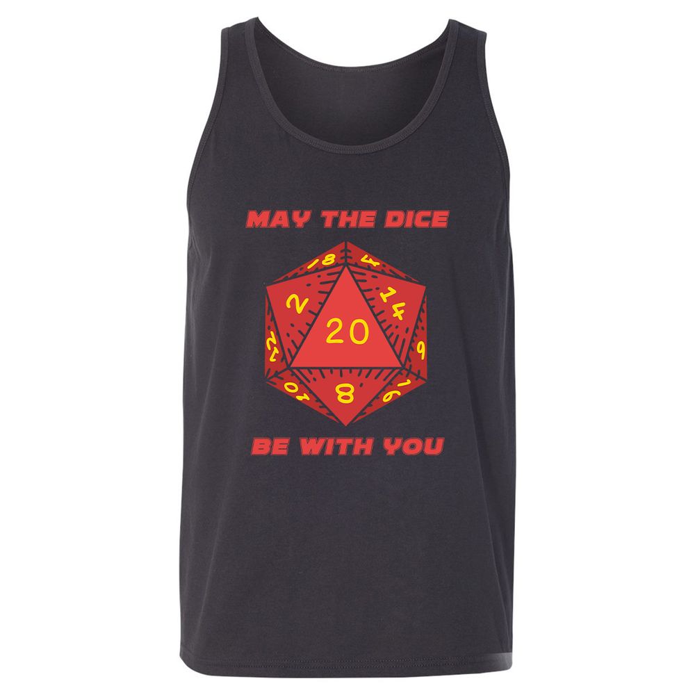 May the Dice Be With You - Dark Grey - 7