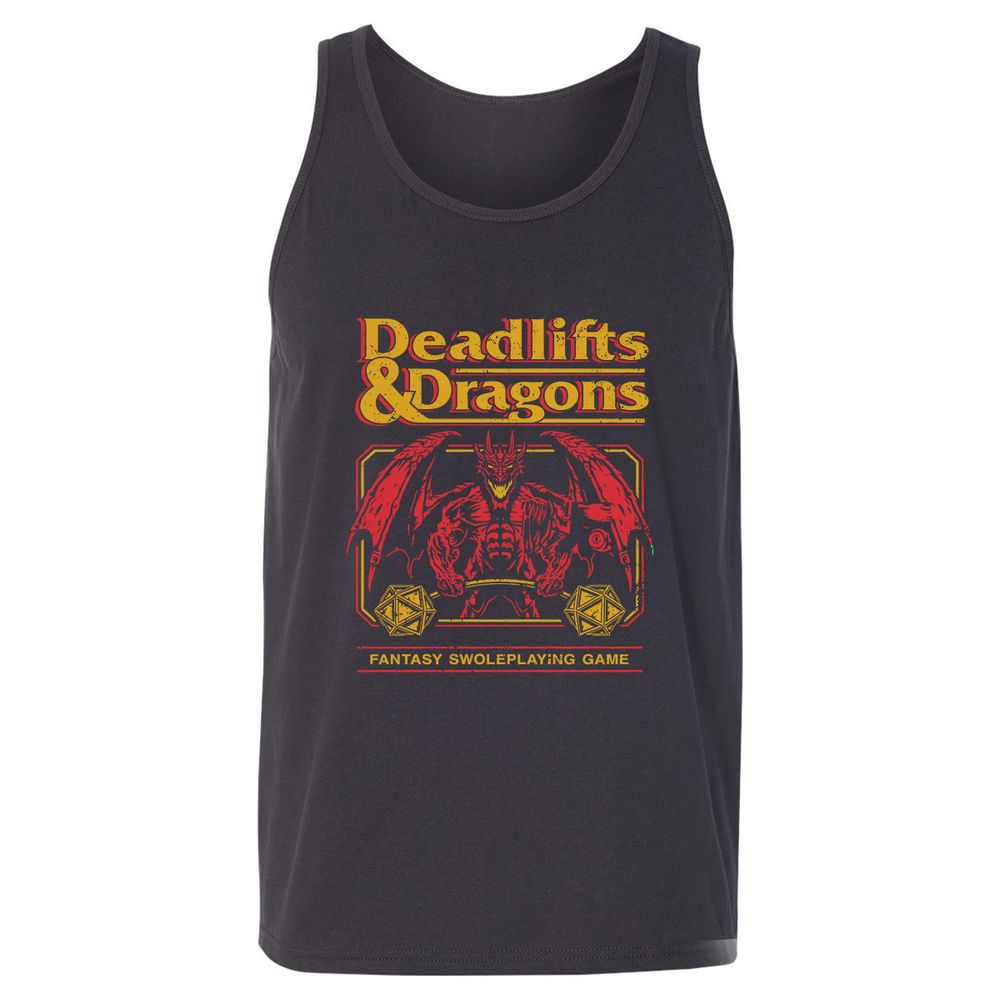 Deadlifts & Dragons - Dark Grey - 7