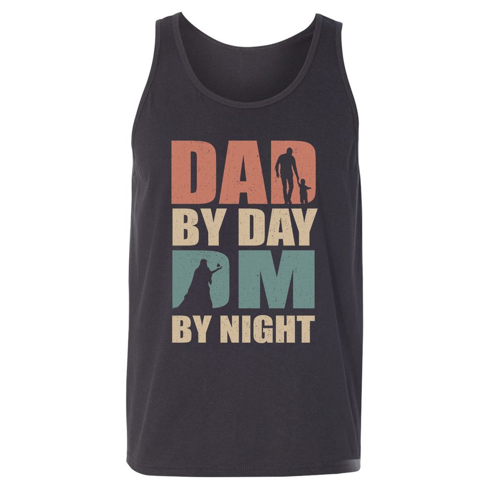 Dad By Day DM By Night - Dark Grey - 7